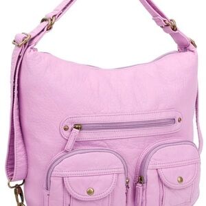 Ampere Creations Vegan Leather Back pack Shoulder crossbody 3 n1